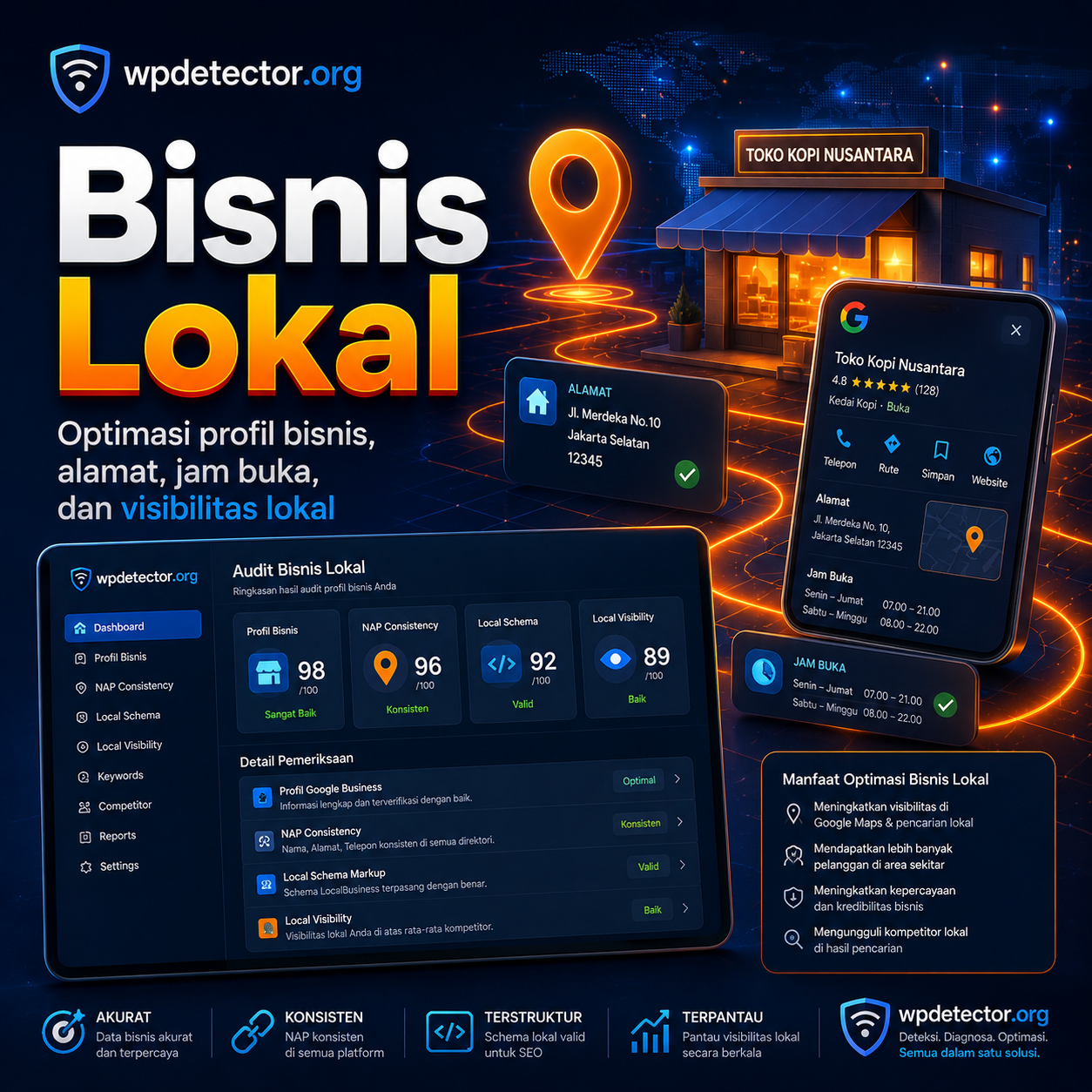 Optimasi Bisnis Lokal WPDetector